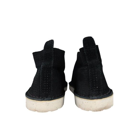 Clarks Shoes Womens 8.5 Desert Boot Chukka Leather Originals Black Mid Sneaker - Picture 8 of 16